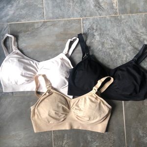 Three Nursing Bras! / Size Large